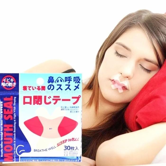Gambar snore doc Plester Hidung Mulut Lembut Untuk Tidur ngorok snoredoc seal - Plester 10 pcs dari murahunik undefined Tokopedia
