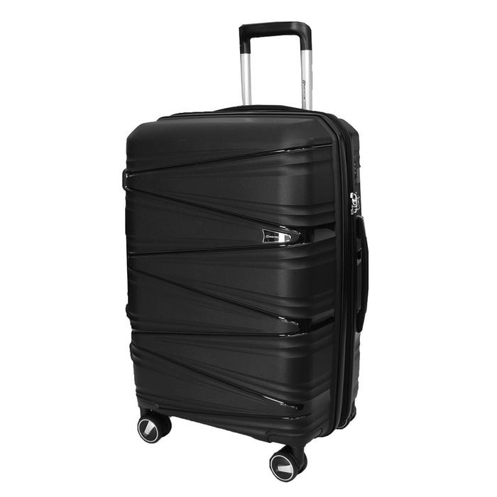 Gambar Navy Club Navigator Koper Hardcase PP - Expandable TSA Lock 4 Roda Putar - Size 24 Inch - Hitam dari Navy Club undefined Tokopedia