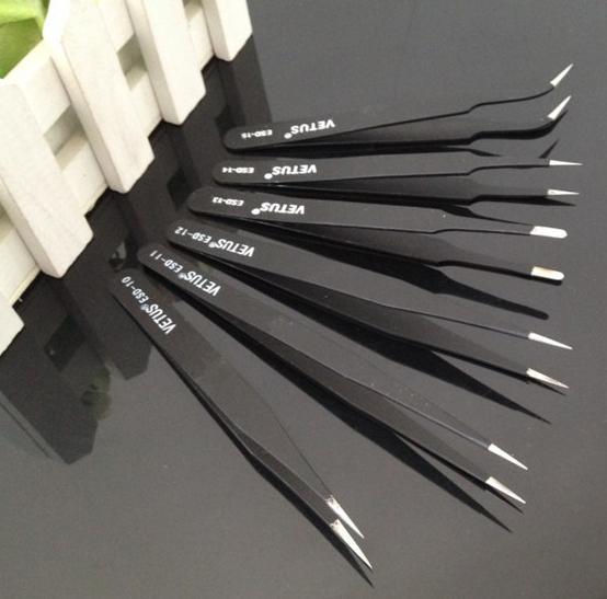 Gambar Whole Hand Tools AntiStatic Esd Tweezers Set Straight C dari WoodQ undefined Tokopedia