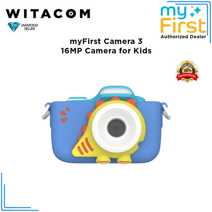 Gambar MyFirst Camera 3 16MP Camera for Kids - Original - Biru dari Witacom undefined Tokopedia