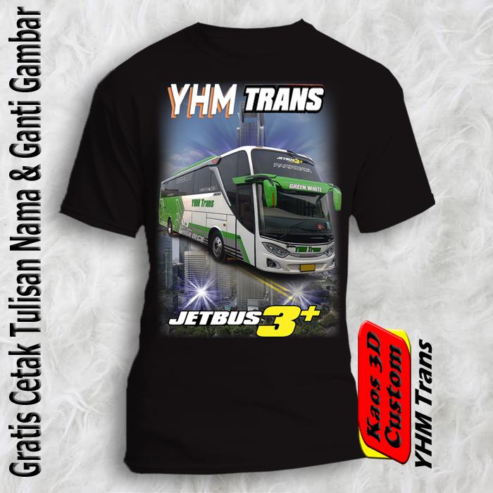 Gambar Kaos Bus Telolet Pariwisata YHM Trans / Baju Basuri Mania - Hitam, Anak 8-9 thn dari Yafi & Khyla Onlineshop undefined Tokopedia