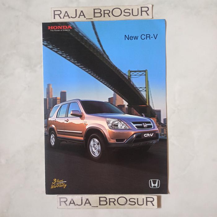 Jual Poster brosur katalog leaflet Honda CRV 2003 Kab. Langkat
