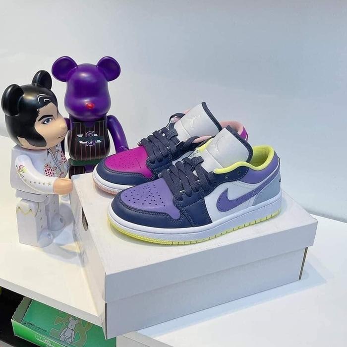 Jual Nike Air Jordan Low Mismatch Purple Magenta 100% Authentic