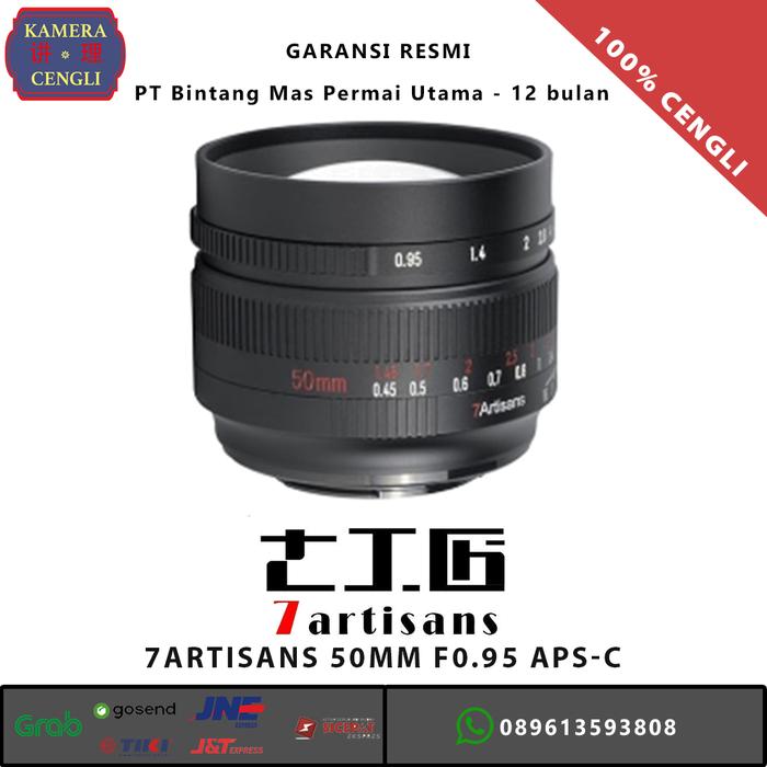 7Artisans 50mm APSC 7Artisan 50mm ORIGINAL GARANSI RESMI FOR  S E-MOUNT