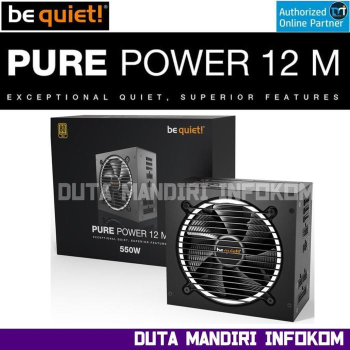 Gambar be quiet! PURE POWER 12 M 550W 650W 750W 850W 1000W 80+ ATX 3.0 PCIe5 - 750W dari Duta Mandiri Infokom undefined 5 Tokopedia