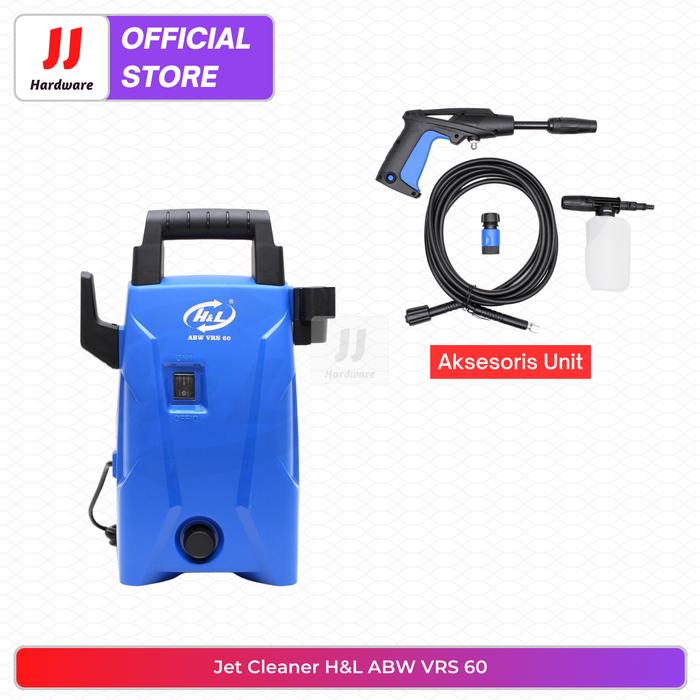 Gambar High Pressure Jet cleaner H&L ABW VRS 60 Mesin Cuci Steam Motor Mobil - VRS 60, 15 Meter dari JJ Hardware Official undefined Tokopedia