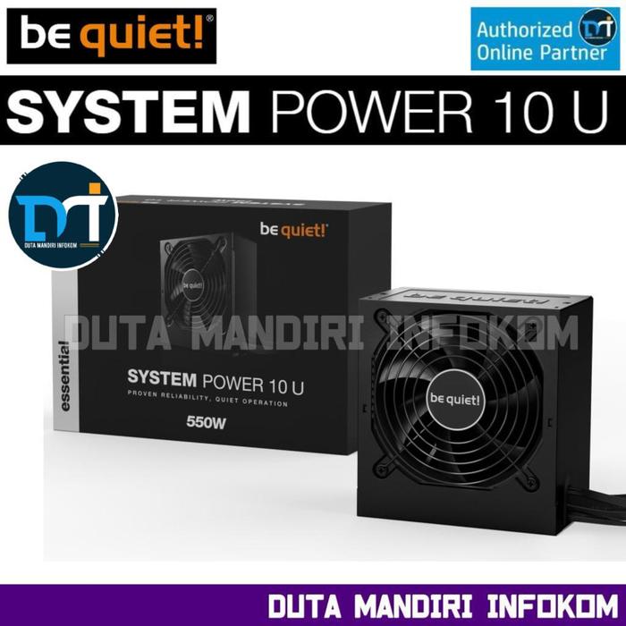 Gambar be quiet! SYSTEM POWER 10 U 550W 650W 750W 850W - 80+ Plus Bronze PSU - 550W dari Duta Mandiri Infokom undefined Tokopedia