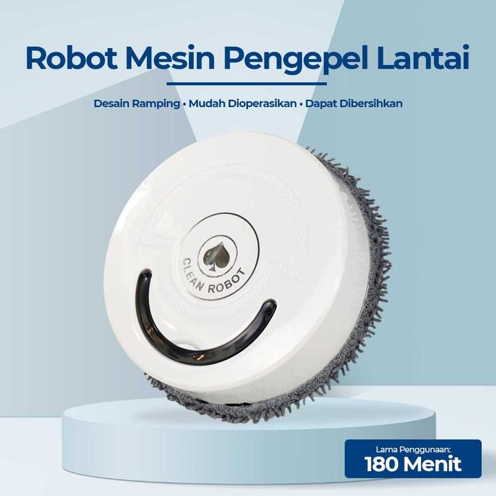 Gambar Robot Vacuum Cleaner Portable Wireless Smart Sweeping Mopping Promo - CLEAM dari Affselv undefined Tokopedia