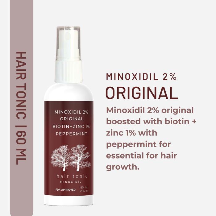 Gambar Minoxidil 2% Woman Wanita Anti DHT Blocker Biotin Zinc Obat Hair Tonic - minox 2% ori dari tokoperawatanrambut undefined Tokopedia