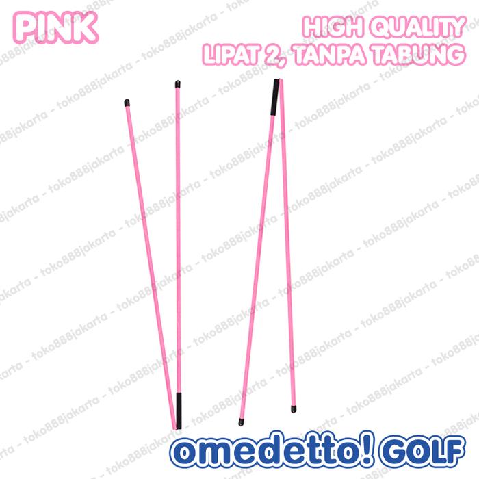 Gambar GOLF STICK ALAT LATIH LATIHAN AYUN ARAH ALIGNMENT ROD SWING - LIPAT 2 PINK dari TOKO 888 JAKARTA undefined Tokopedia