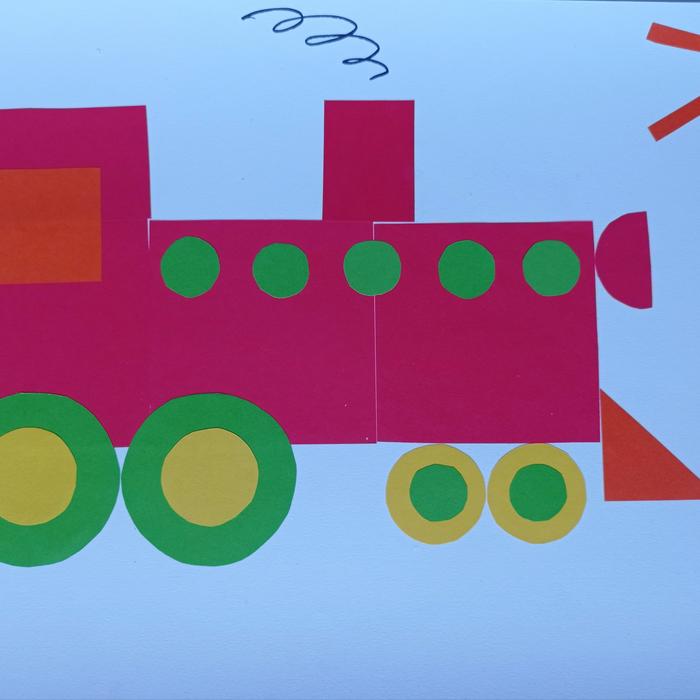 Gambar Hiasan Kereta Api dari Kertas Origami - Biru dari WAVIQ NAILA undefined 3 Tokopedia