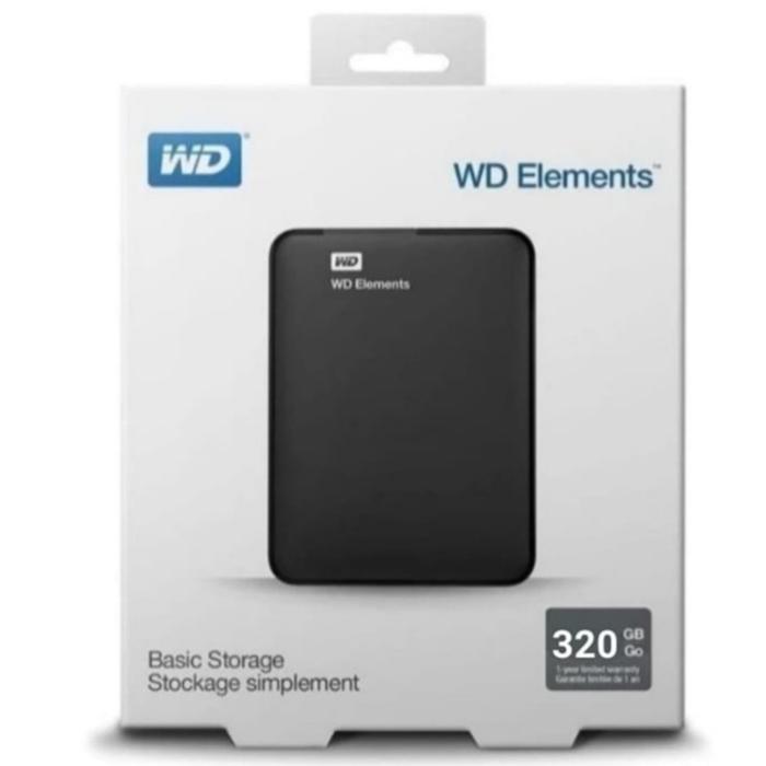 Gambar Hardisk Eksternal WD Elements 1TB/500GB/320GB USB 3.0 Promo Murah HDD - 320GB dari BASH comp undefined Tokopedia