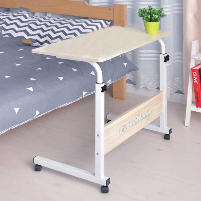 Promo Meja Laptop Portable Kasur Samping Tempat Tidur Meja Roda ...