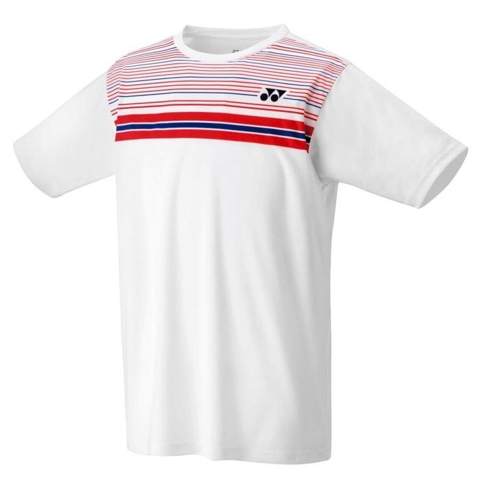 Gambar Yonex 16349 EX men shirts, Axelsen size L, white dari KP Shopppp undefined Tokopedia