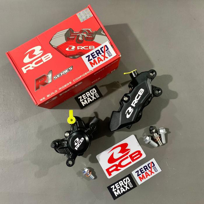 Jual Paket Kaliper Rem R1 4 Piston R55 2 Piston RCB Racing Boy Hitam ...