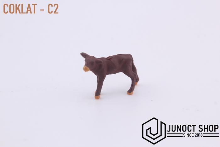 Gambar Maket Sapi 1:86 1:87 HO scale Warna Coklat Polos Peternakan Miniatur H - C-2 dari Junoct Shop undefined Tokopedia
