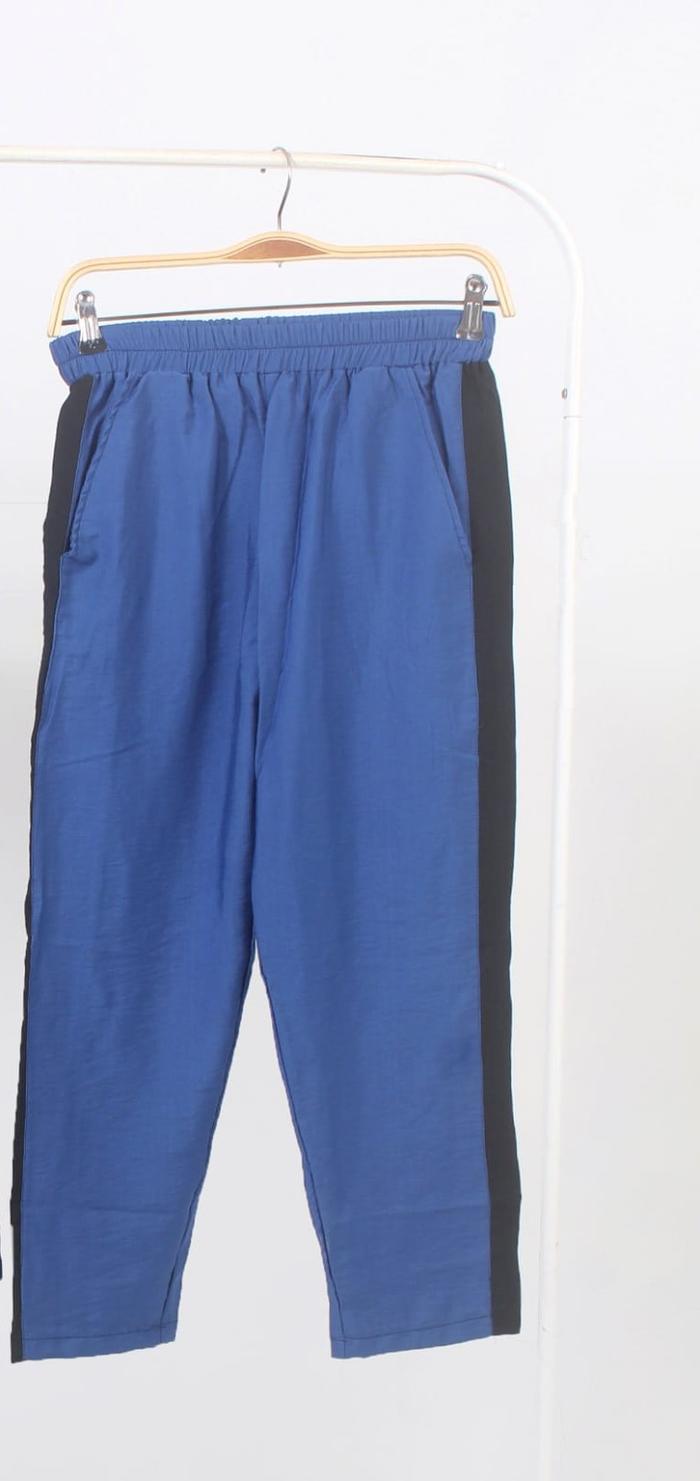 Gambar Celana Panjang Anak Perempuan Umur 8 - 12 Tahun Celana Kulot Anak - Celana023 Biru, L dari MORTA CLOSET undefined Tokopedia