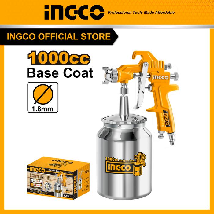 Gambar ASG3105 Air Spray Gun Cat Semprot Paint 1000ml TABUNG BAWAH INGCO - ASG3105 dari INGCO INDONESIA undefined Tokopedia