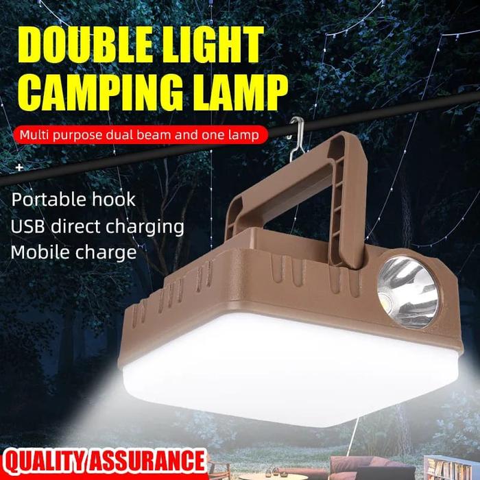 Gambar LAMPU CAMPING PLUS SENTER MULTIFUNGSI POWERBANK / LAMPU EMERGENCY - ZJ-1558 dari Sumber Jaya Lighting undefined Tokopedia