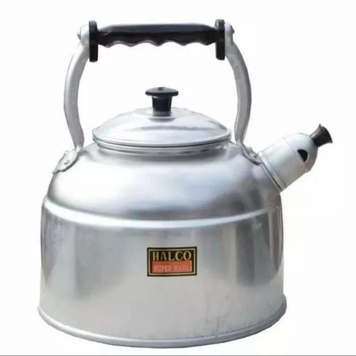 Gambar Teko Siul /Teko Bunyi Halco Ukuran 22Cm (4Liter) Aluminium - TEKO HALCO, 22 dari Mitraaren undefined Tokopedia