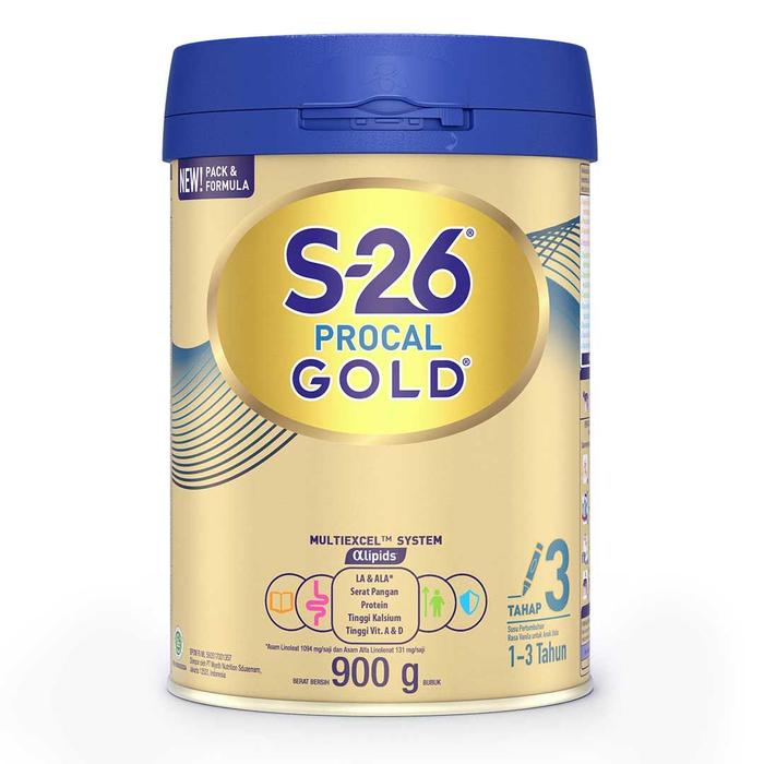 Gambar S-26 procal gold tahap 3 (1-3 tahun) 900gr rasa vanilla | susu | bayi dari PSP JKT undefined Tokopedia
