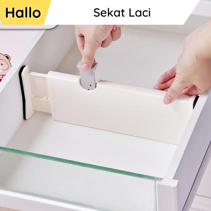 Gambar Sekat Laci Organizer Partisi Pemisah Pembatas Kotak Penyimpanan Lemari - Pendek dari Hallo Living undefined Tokopedia