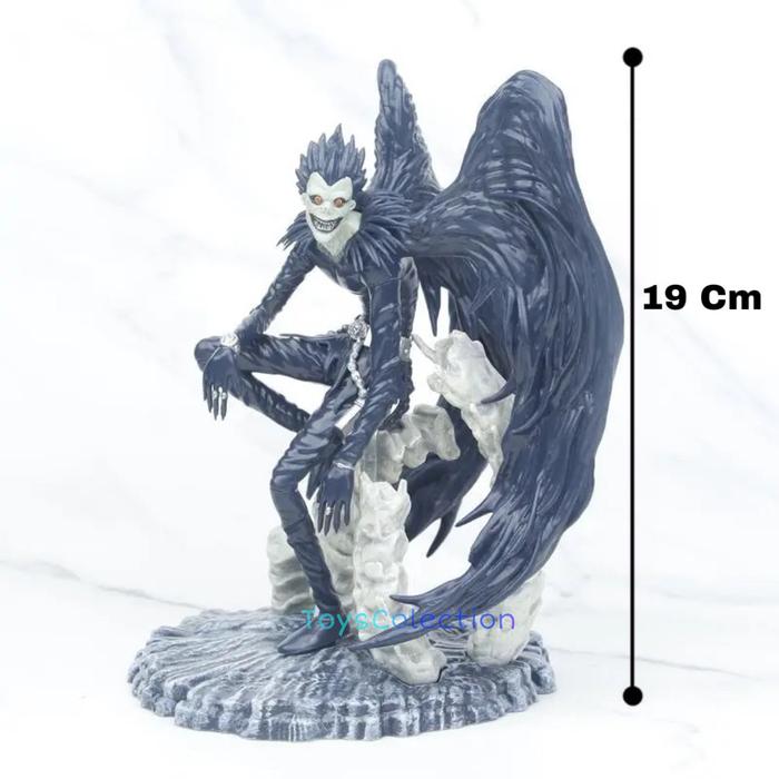 Gambar ACTION FIGURE DEATH NOTE SHINIGAMI RYUK MAINAN MINIATUR PAJANGAN HIASAN TOPPER CAKE - Ryuk V2 dari ToysColection undefined Tokopedia