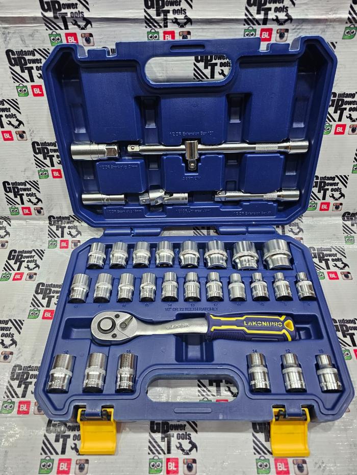 Gambar Kunci Sok Shock Soket Kunci Ring Pas Set Toolbox 36pcs - 200718 dari GUDANGPOWERTOOLS undefined Tokopedia