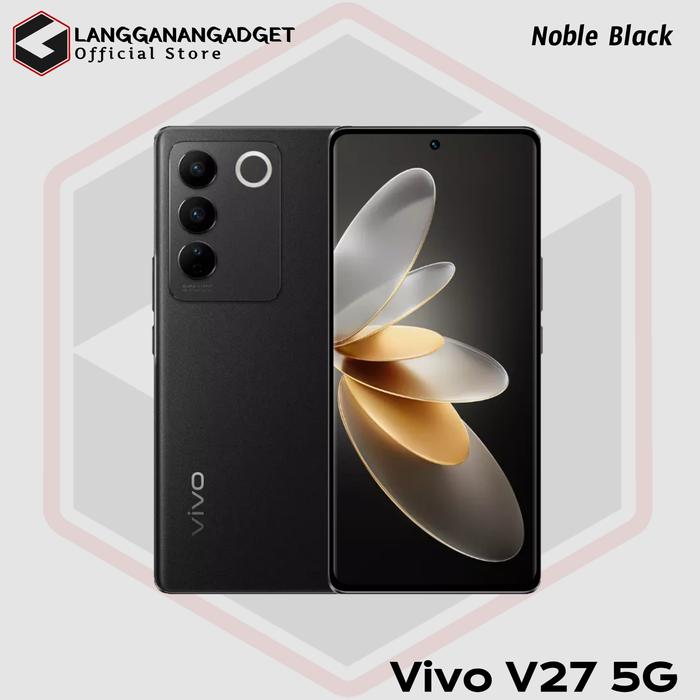 Gambar Vivo V27 5g 8/256 Termurah • Garansi Resmi Vivo Indonesia • - Noble Black dari LanggananGadget undefined Tokopedia