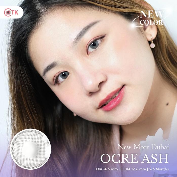 Gambar Softlens New More Dubai 14.5 mm Ocre Ash Minus -0.50 S.D -6.00 / Warna - -0.50 dari Kacamata Medan undefined Tokopedia