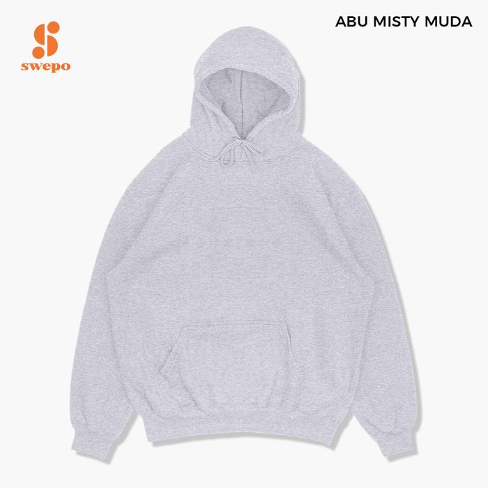 Gambar SWEPO Hoodie Jumper Size S - XXXL ( Pria & Wanita ) - Abu Misty Muda, L dari SWEATERPOLOS.ID undefined Tokopedia