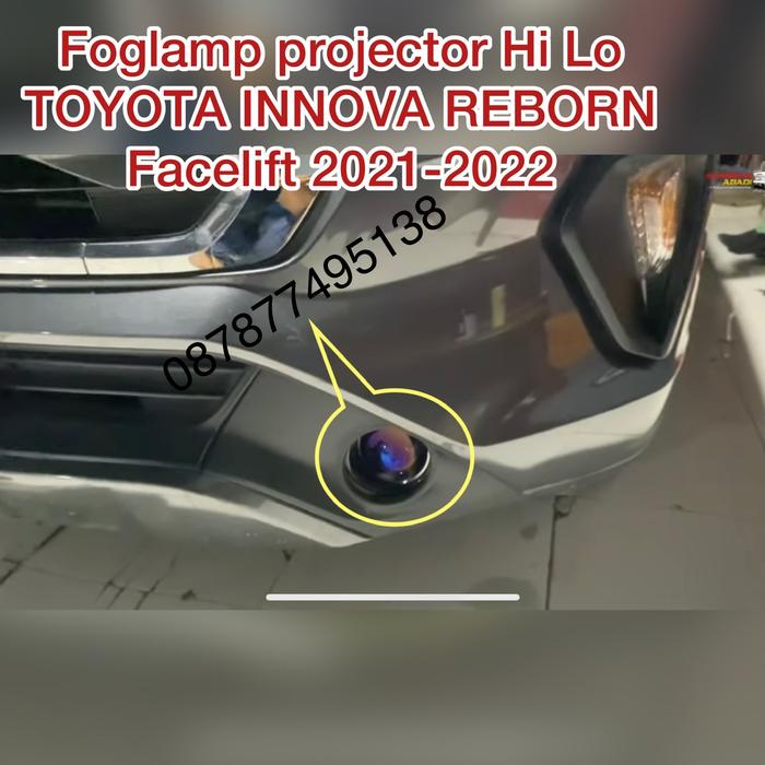 Jual foglamp projector Toyota Innova Reborn facelift 2021-2022 hi lo Bi ...