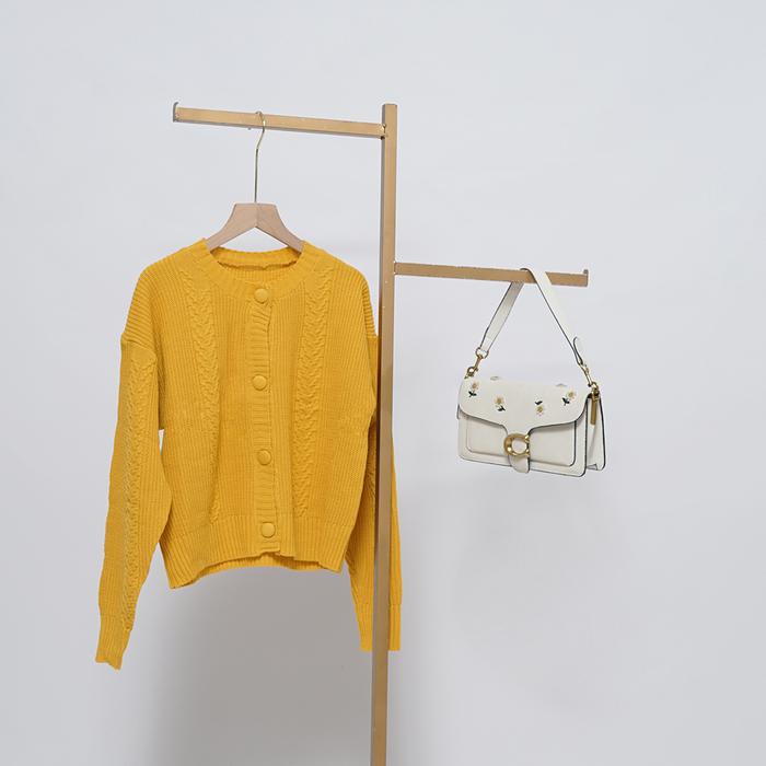 Gambar Kyoya Official - Lidya Knit Rajut Basic I Atasan Wanita - Mustard dari Kyoyaid undefined Tokopedia