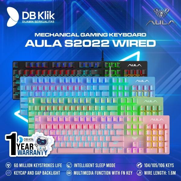 Gambar Keyboard Gaming Mechanical AULA S2022 Wired - AULA S 2022 Keyboard - BLUE dari DBKlik Indonesia undefined Tokopedia