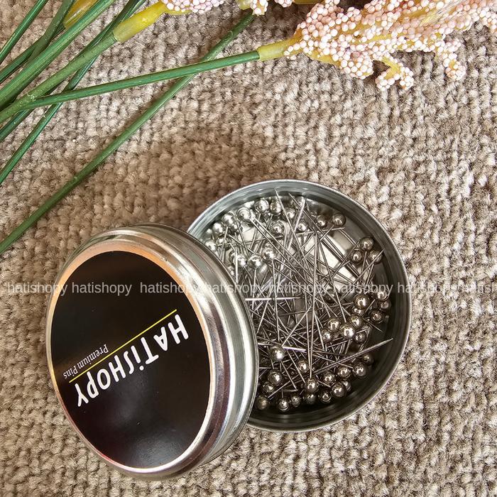 Gambar Jarum Pentul Premium Anti Karat Peniti Jilbab Hijab Kecil Mini - Silver Metal dari GEKILA undefined Tokopedia