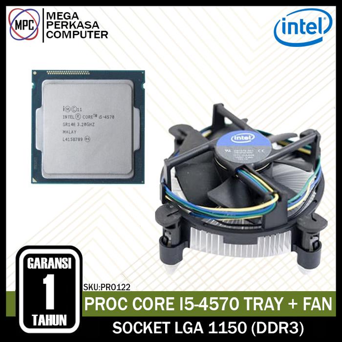 Jual Processor Intel Core i5-4570 I5 Gen [Tray Fan] Socket LGA