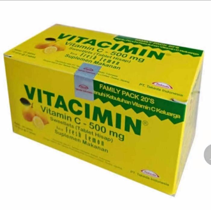 Gambar vitacimin takeda 1 box isi 20 tablet, vitamin c berkualitas - lemon fresh dari JohnL Collection undefined Tokopedia