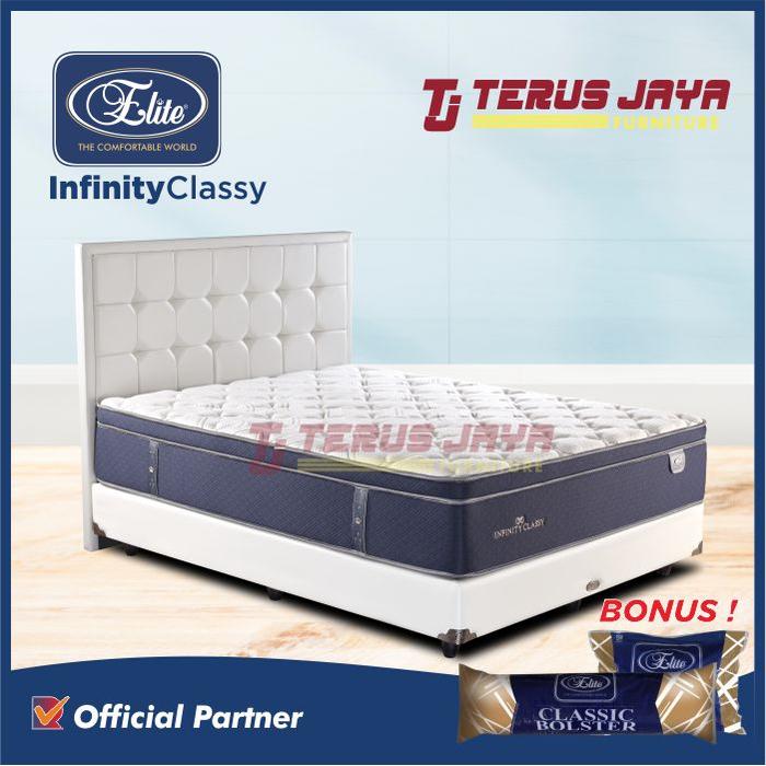 Gambar Kasur Springbed Elite Infinity Classy Set 180x200 (Divan + Headboard) dari Elite_Terus Jaya undefined Tokopedia