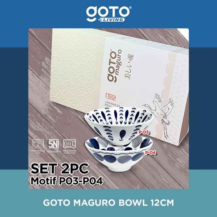Gambar Goto Maguro Bowl Mangkok Set Mangkuk Keramik Hampers Souvenir Jepang - 2PC P03-P04 dari Goto.Indonesia undefined Tokopedia