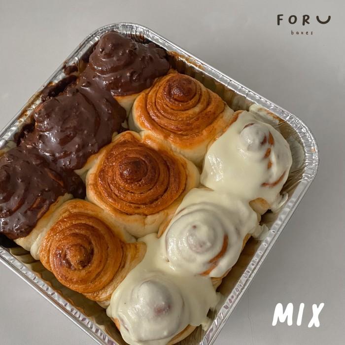 Gambar Roti cinnamon roll - Mix dari Foru Bakes undefined Tokopedia
