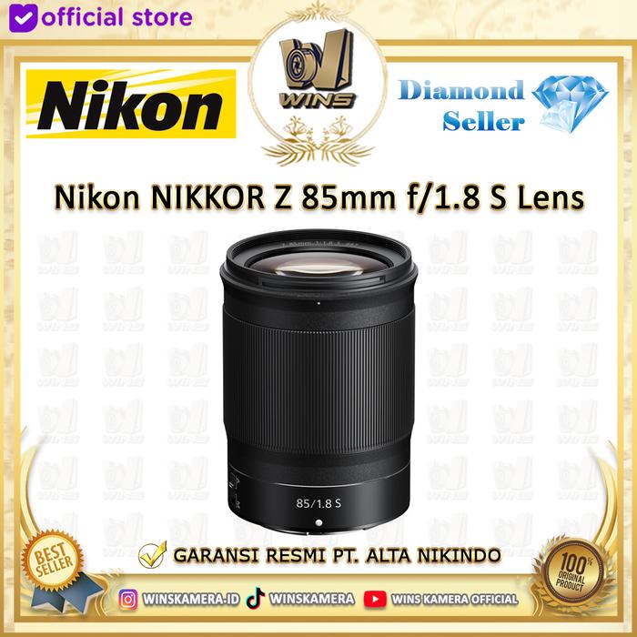 Promo Nikon NIKKOR Z 85mm S Lens Garansi Resmi Cicil 0% 3x