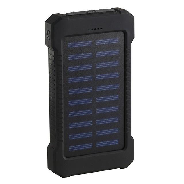Gambar Power Bank Solar Panel Cell Tenaga Surya Outdoor Powerbank 1000mAh - Hitam dari kitasemuasuka undefined Tokopedia
