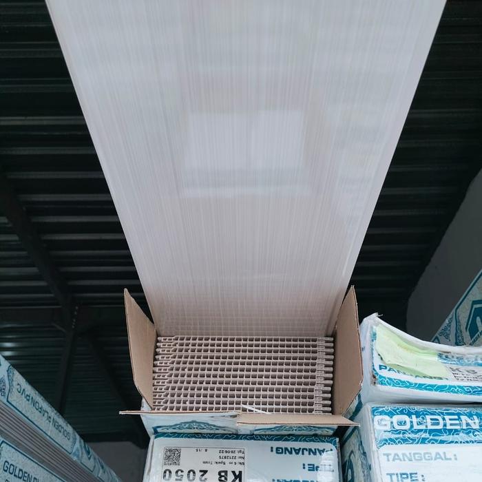 Gambar plafon pvc . pvc plafon . plavon pvc . plafon pvc minimalis . plafon - 8, 30 CM X 20 CM dari PLAFON PVC MOTIF undefined Tokopedia