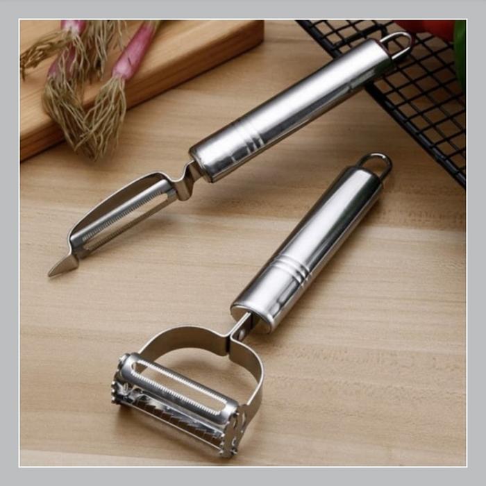 Gambar Pisau Kupas Kulit Buah /Pisau Sayur /Pisau Buah /Pisau Stainless - 1 set dari Mitraaren undefined Tokopedia