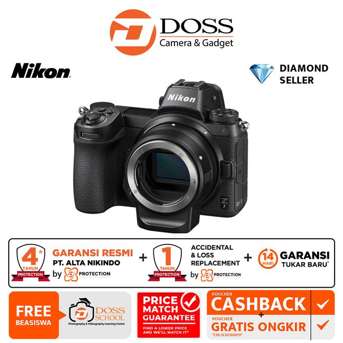 Gambar Nikon Z7 Mirrorless Digital Camera (Body Only) / Nikon Z7 - standarpackage dari DOSS Camera & Gadget undefined Tokopedia