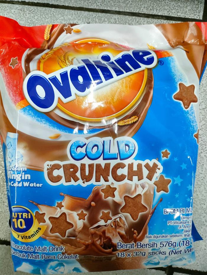 Gambar OVALTINE GOLD CRUNCHY MINUMAN BUBUK COKLAT 18 STICK X 32GR[TP] dari FrankShopp undefined Tokopedia