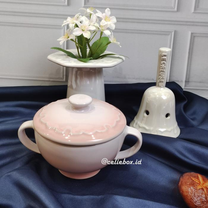 Gambar Le creuset SNOW RING COLLECTION (bowl/plate/dish/mug/flower pot) - BOWL SHELLPINK dari Celiebox undefined Tokopedia
