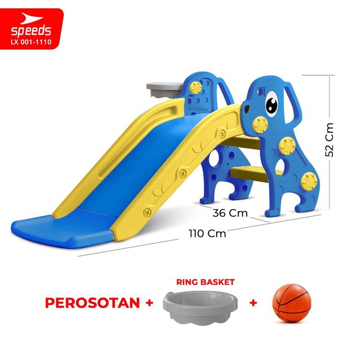 Gambar SPEEDS Mainan Ayunan Anak Swing Playround Bermain Kuda Kudaan M1308 - M1110 BIRU dari Speedshome undefined Tokopedia