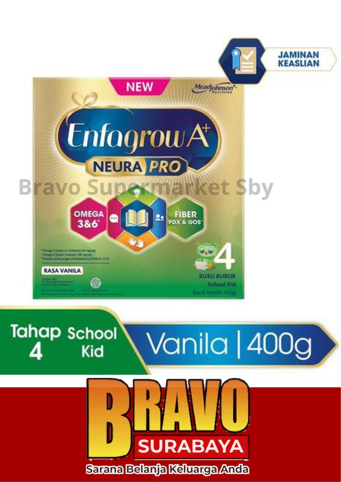 Gambar Enfagrow A+ 4 Neura Pro 400gr / Susu Formula Anak - Vanila dari Bravo Supermarket Official undefined Tokopedia