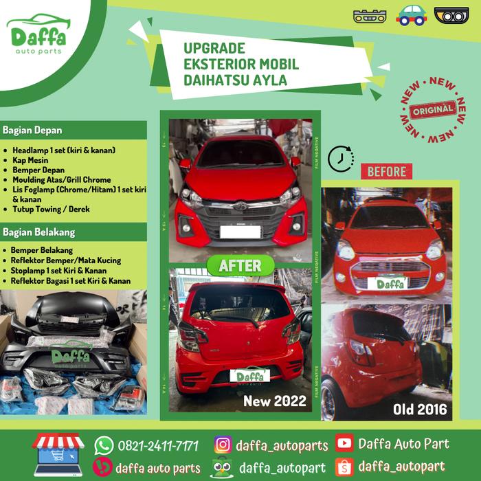 Gambar Paket Upgrade Up Grade Mobil Belakang Daihatsu Ayla 2020 2021 2022 ori dari Daffa Auto Parts undefined Tokopedia
